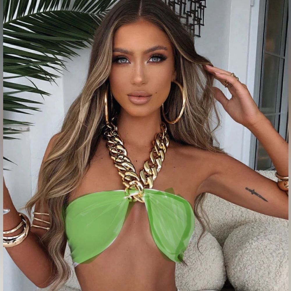 BABYBOO TERASITA TOP MOSS GREEN NEW WITH TAGS
